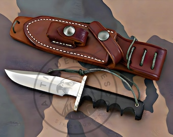 Handgefertigte Randall Mini M14 Jagdmesser-Replika mit Scheide | Bushcraft-Messer | Jagdmesser | Vintage Randall Messer | Das perfekte Geschenk für ihn