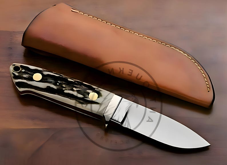 Drop Point Hunter Pattern Handmade Riverside Loveless Drop Point Hunter Replica W/sheath ...