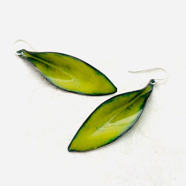 The TJ Green Leaf Earrings main image 1