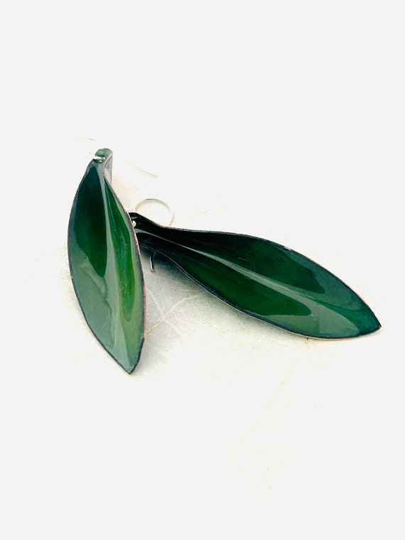 Large leaf best sale earrings