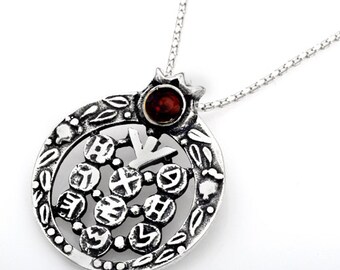SPIRITUAL GROWTH  spiriual pendant,jewelry,kabala,gifts, art,silver,asiydesign,collectable,ethnic