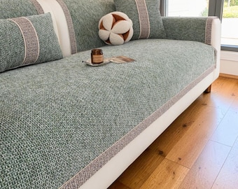 Premium 3 Seater Sofa Cover – Anti-Slip Thick Couch Protector, Easy Wash & Family Friendly