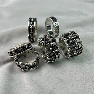 Chrome Hearts Cemetery 925 Ring Silver - Etsy
