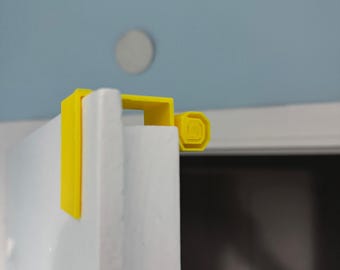 Spring Door Stopper Clip: No-Drill Keep-Open Door Holder for Any Door