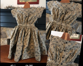 Childs' Civil war dress READY TO SHIP