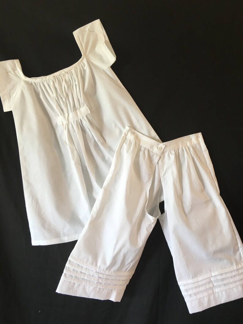 3pc childs/' corded petticoat children underpinning set chemise drawers