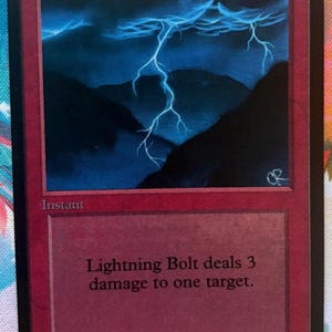 Mtg Lightning Bolt - Etsy