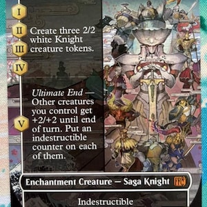 knights of the round mtg card Final Fantasy Variants Foil: Summon: Knights of Round (0359