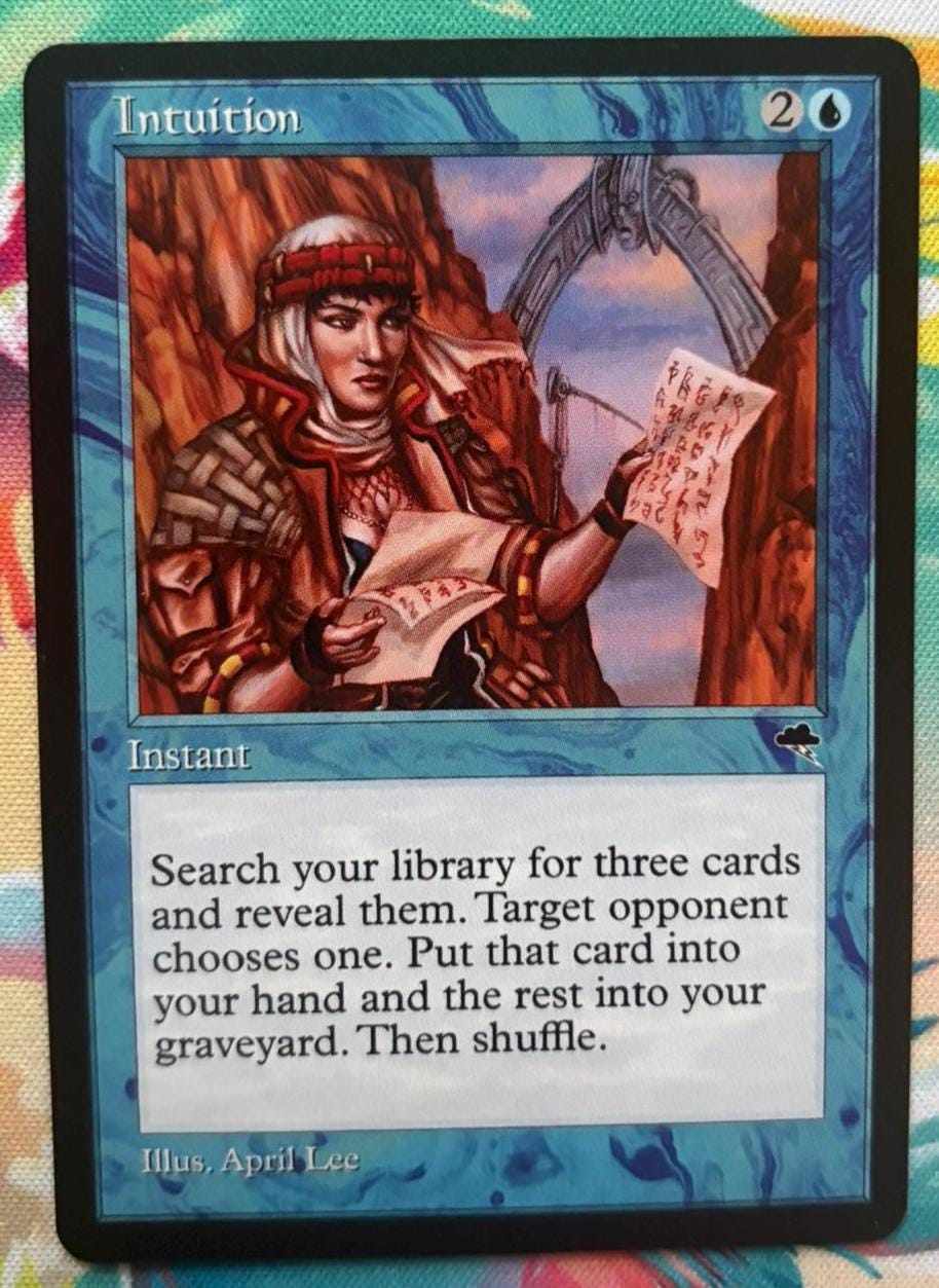 Intuition Mtg - Etsy