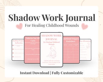 Self-healing Workbook | Printable | Inner Child & Shadow Work - Etsy