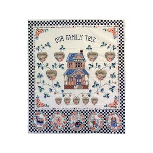 Delightful FAMILY Tree Quilt Panel