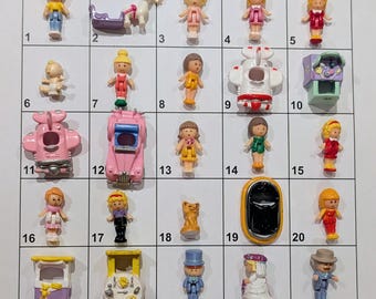 Vintage Bluebird 1989 Polly Pocket Figures - Choose Your Own