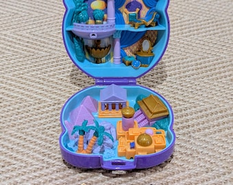 Ensemble de jeux vintage Bluebird Disney 1995 Polly Pocket Aladdin, 100 % complet