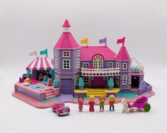100% Complete Vintage Bluebird Polly Pocket 1994 Magical Mansion Working Lights