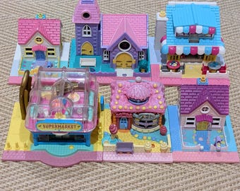 Vintage Bluebird Polly Pocket Pollyville Playsets - Choose Your Own