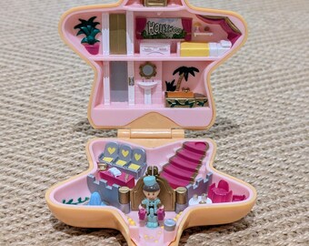 Rare Vintage Bluebird Polly Pocket Hollywood Star 1992 with Doll