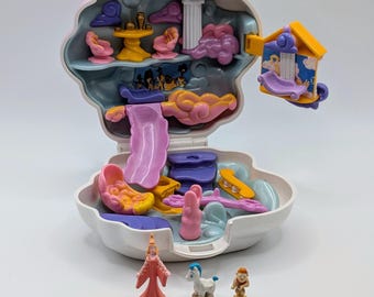 RESERVED for Review - 100 % Complete Ultra Rare Vintage Disney Polly Pocket Hercules Playcase 1996 - EUC