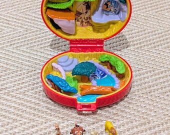 激レア！新品未開封ポーリーポケット ライオンキング完品 Vintage Bluebird 1996 Polly Pocket Disney the Lion King Compact - Etsy
