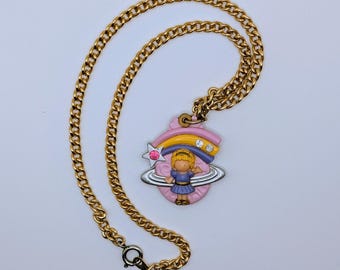 100% Complete Princess Polly Shooting Star Necklace 1992 From The Jewel Collection