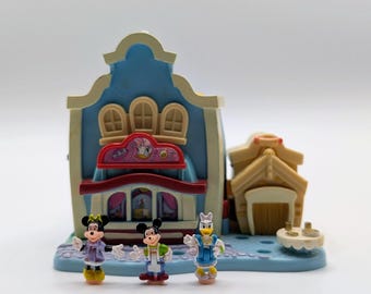 Rare 100% Complete Vintage Disney Polly Pocket 1996 Daisy's Boutique Tiny Collection Playset Collector Grade