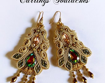 Orecchini “Gina” soutache