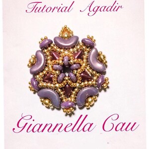 tutorial  p.d.f  In ITALIANO orecchini &quot;Agadir &quot; con arcos  par puca, diamonduo  superduo