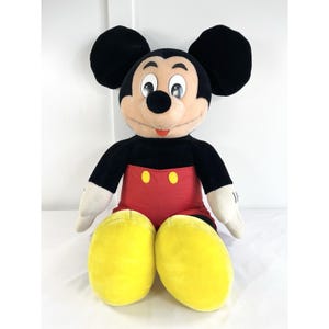 Rare Vintage Jumbo 3 Foot 36" Mickey Mouse Disneyland Plush Stuffed Toy Disney image 2