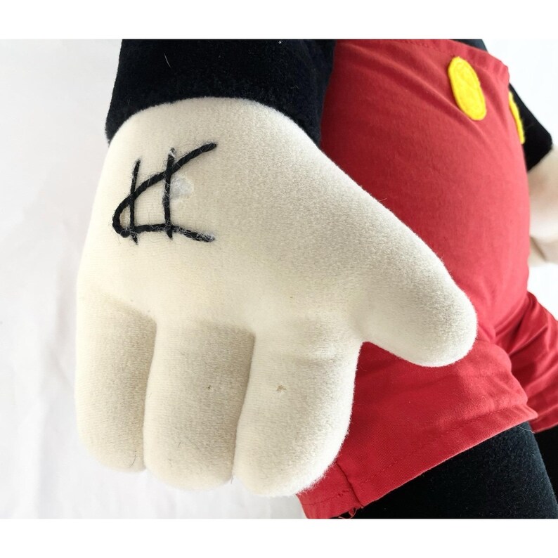 Rare Vintage Jumbo 3 Foot 36" Mickey Mouse Disneyland Plush Stuffed Toy Disney image 16