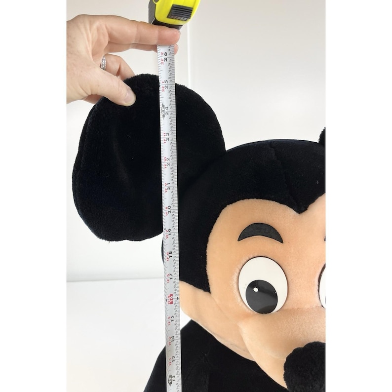 Rare Vintage Jumbo 3 Foot 36" Mickey Mouse Disneyland Plush Stuffed Toy Disney image 9