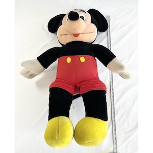 Rare Vintage Jumbo 3 Foot 36" Mickey Mouse Disneyland Plush Stuffed Toy Disney image 7