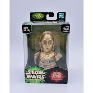 Vintage Star Wars Power of the Jedi Super Deformed C-3PO Palm Talker Figure NIB