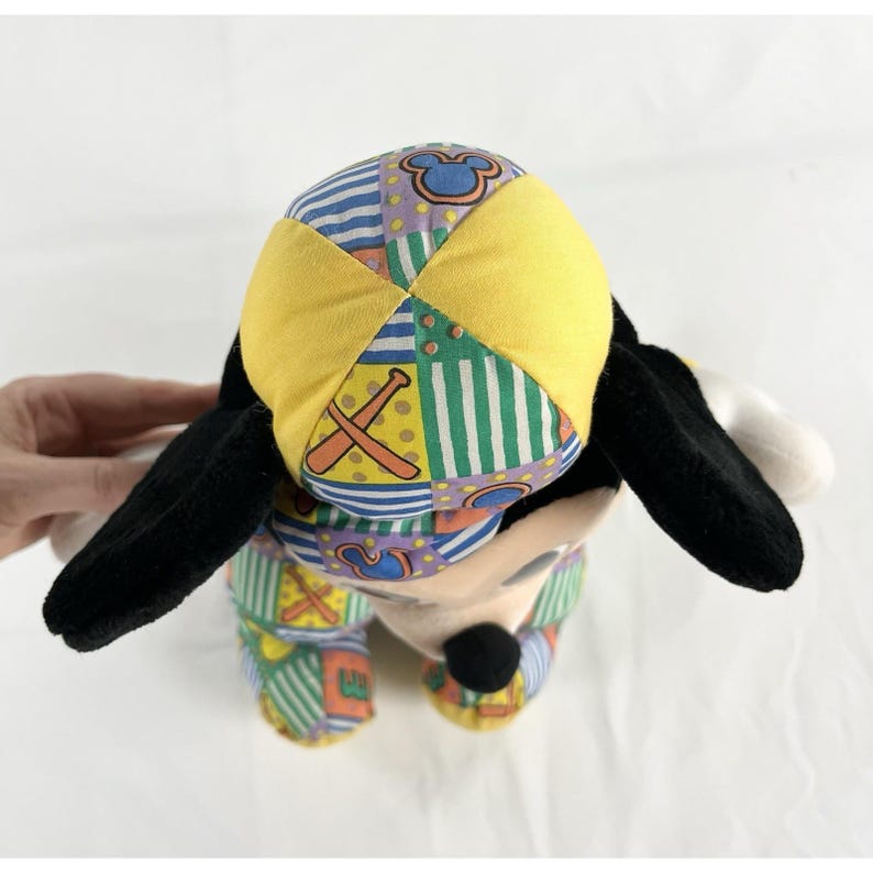 Disney Baby Mickey Mouse 14" Puffy Plush Baseball Theme Applause 34027 Soft Toy image 6