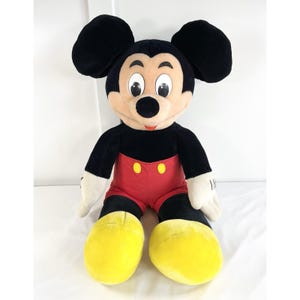 Rare Vintage Jumbo 3 Foot 36" Mickey Mouse Disneyland Plush Stuffed Toy Disney image 17