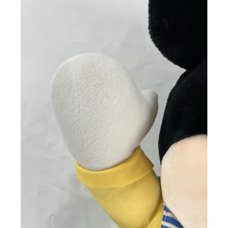 Disney Baby Mickey Mouse 14" Puffy Plush Baseball Theme Applause 34027 Soft Toy image 14