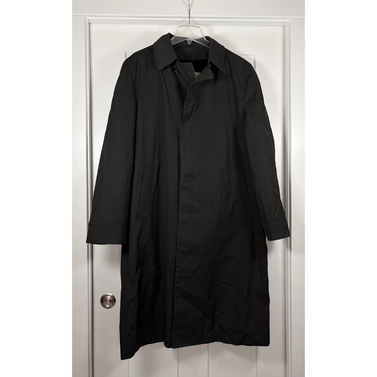 London Fog Trench Black - Etsy