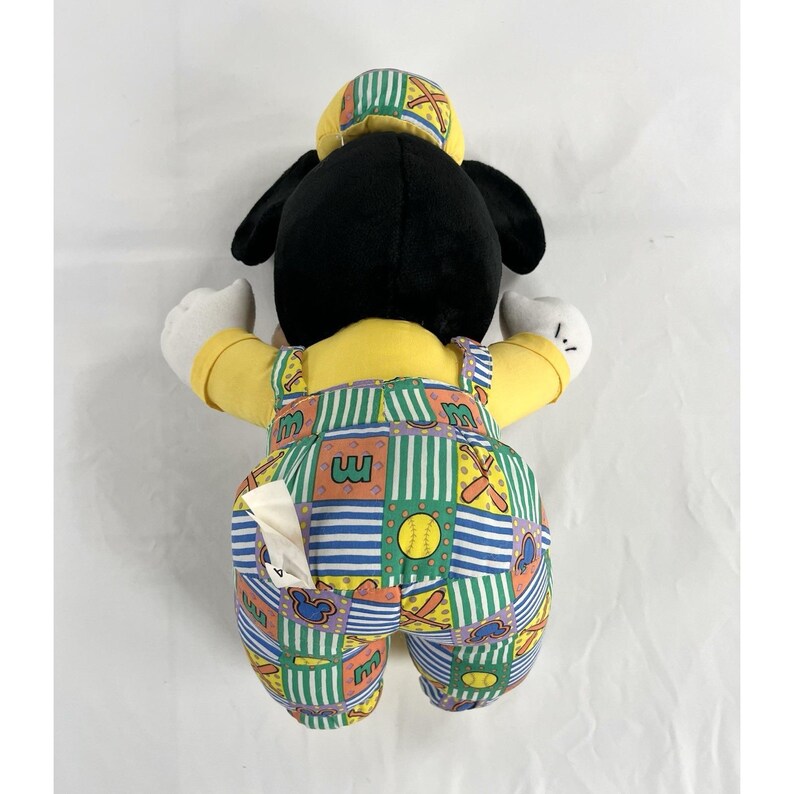 Disney Baby Mickey Mouse 14" Puffy Plush Baseball Theme Applause 34027 Soft Toy image 4