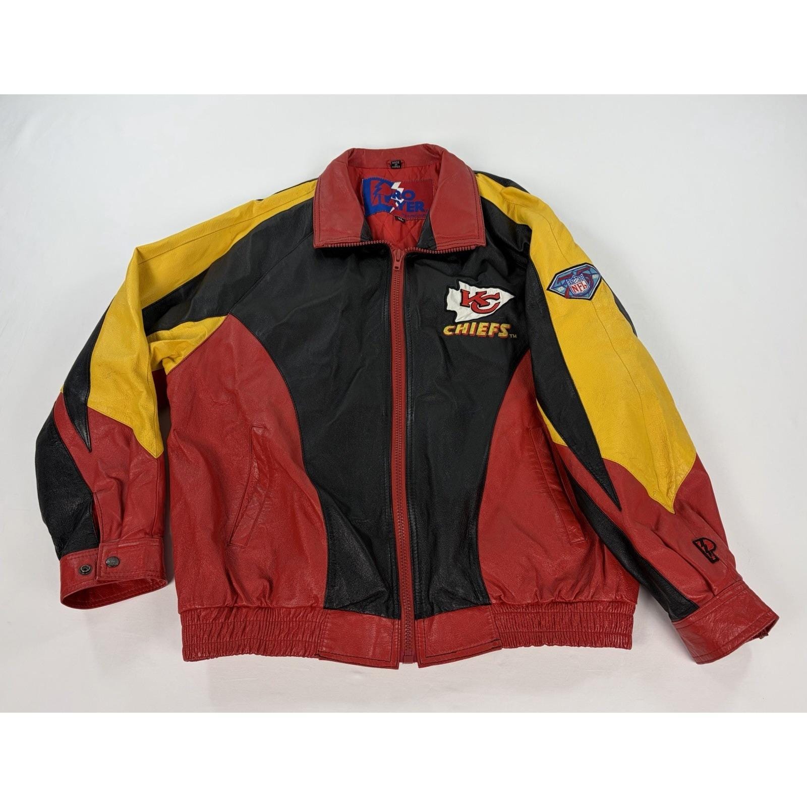 Kansas City Chiefs Leather Jacket - Etsy