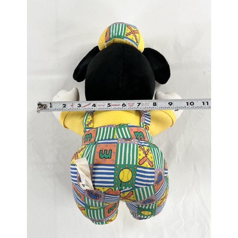 Disney Baby Mickey Mouse 14" Puffy Plush Baseball Theme Applause 34027 Soft Toy image 9