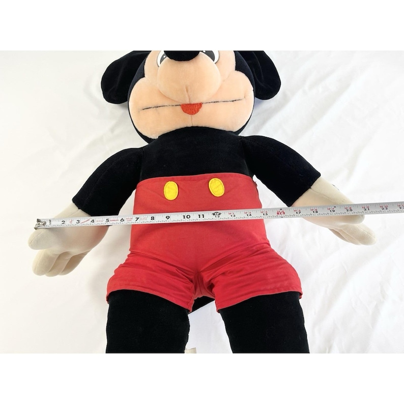 Rare Vintage Jumbo 3 Foot 36" Mickey Mouse Disneyland Plush Stuffed Toy Disney image 8