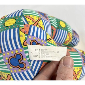 Disney Baby Mickey Mouse 14" Puffy Plush Baseball Theme Applause 34027 Soft Toy image 11