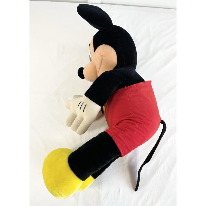 Rare Vintage Jumbo 3 Foot 36" Mickey Mouse Disneyland Plush Stuffed Toy Disney image 4