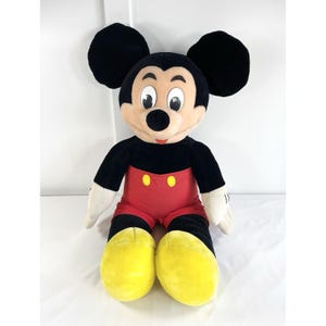 Rare Vintage Jumbo 3 Foot 36" Mickey Mouse Disneyland Plush Stuffed Toy Disney image 1