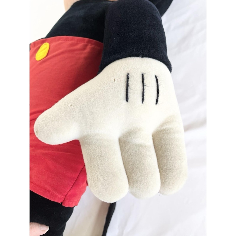 Rare Vintage Jumbo 3 Foot 36" Mickey Mouse Disneyland Plush Stuffed Toy Disney image 13