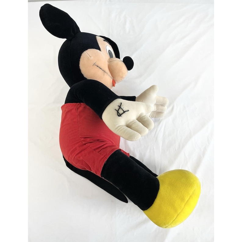 Rare Vintage Jumbo 3 Foot 36" Mickey Mouse Disneyland Plush Stuffed Toy Disney image 5