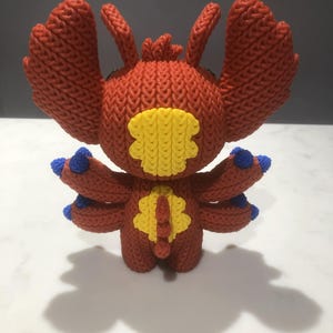 leroy figurine, lilo and stitch character, stitch, figurine, 3d printed, figure, disney image 3