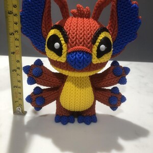 leroy figurine, lilo and stitch character, stitch, figurine, 3d printed, figure, disney image 1