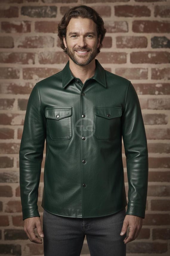 dark green mens dress shirt slim fit Madison Pine Slim Fit Stretch Dynamic Cooling Dress Shirt