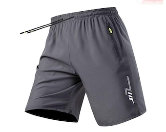 Men's Quick-Dry Sports Shorts, Breathable Gym Training Pants