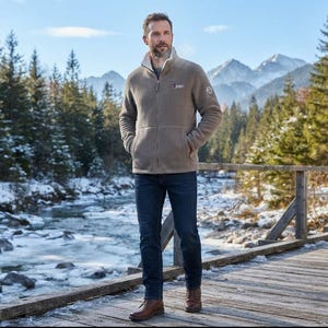 Men's Thickened Thermal Tactical Jacket – Outdoor Hiking & Winter Sports Softshell Coat, Military Style Activewear