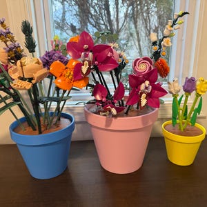 Flower Pots for Brick Botanical Bouquets Custom Display Planters Home & Desk Decor